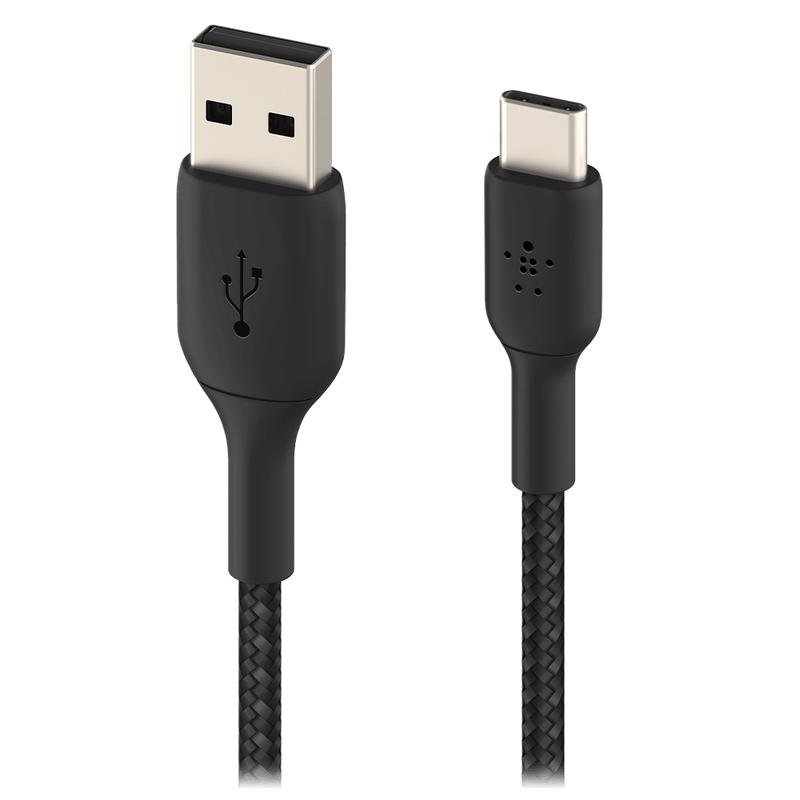 Belkin Boost Up Charge USB A to USB C Braided Cable 3ft