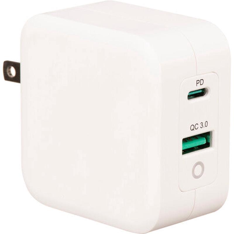 ChargeWorx Dual USB Type-A & USB Type-C 65W Wall Charger