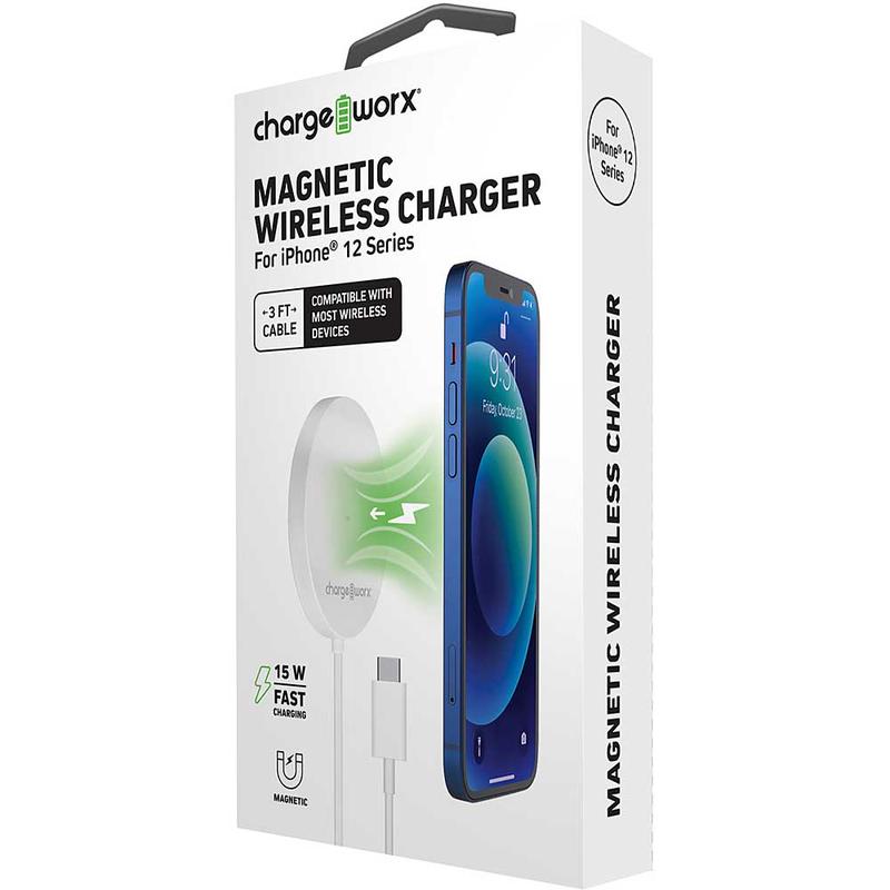 Chargeworx Magnetic Wireless Charger for Apple MagSafe