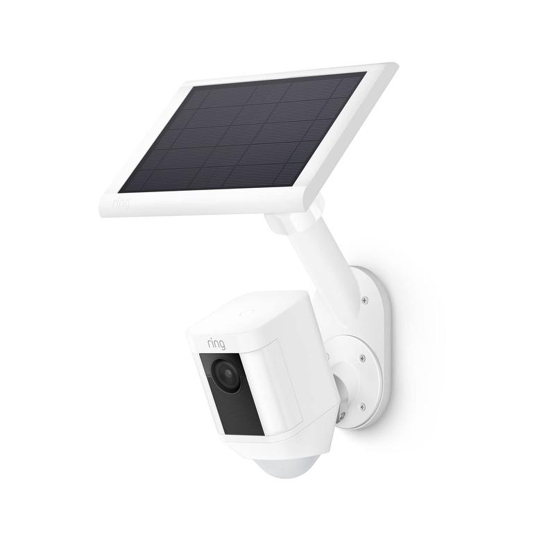 Ring Wall Mount for Solar Panels and Cams (White)