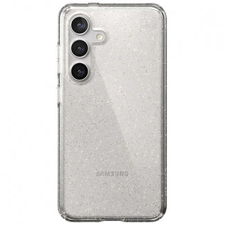 Speck Perfect Clear Case for Samsung Galaxy S24 (Clear/Gold)