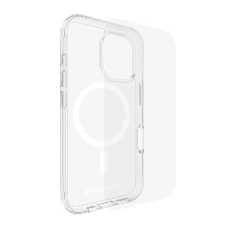 Case-Mate - Protection Pack Tough MagSafe Case and Glass Screen Protector for Apple iPhone 16