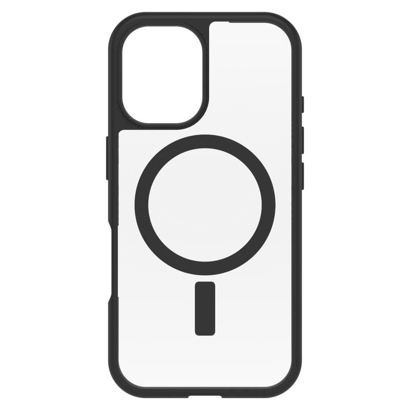 OtterBox - React MagSafe Case for Apple iPhone 16 - Black Crystal