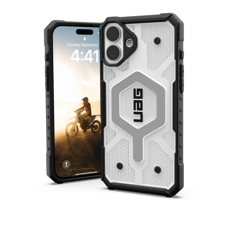 Urban Armor Gear (UAG) - Pathfinder Clear MagSafe Case for Apple iPhone 16 Plus - Ice