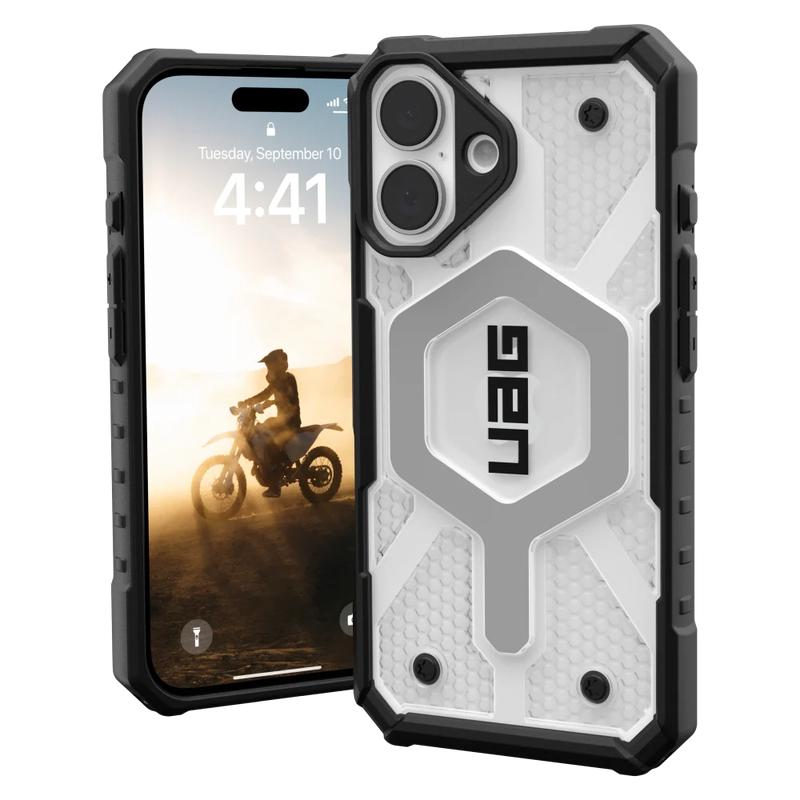 Urban Armor Gear (UAG) - Pathfinder MagSafe Case for Apple iPhone 16 - Ice