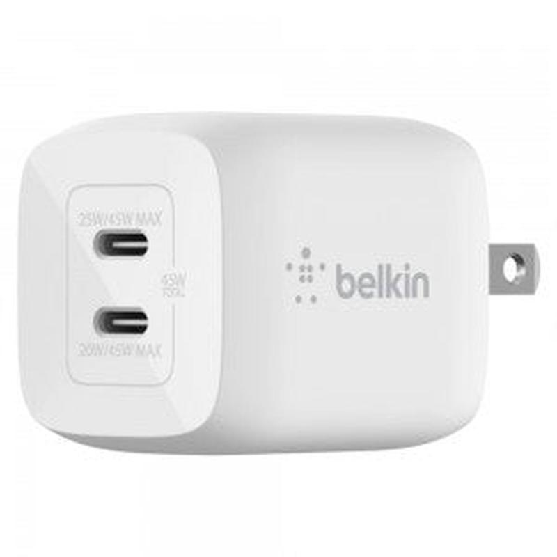 Belkin 45W BoostCharge Pro Dual USB-C GaN PD Wall Charger