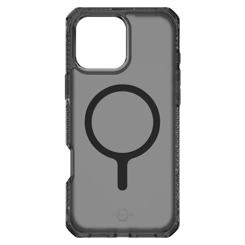 ITSKINS - Hybrid_R Vapor MagSafe Case for Apple iPhone 16 Pro - Smoke