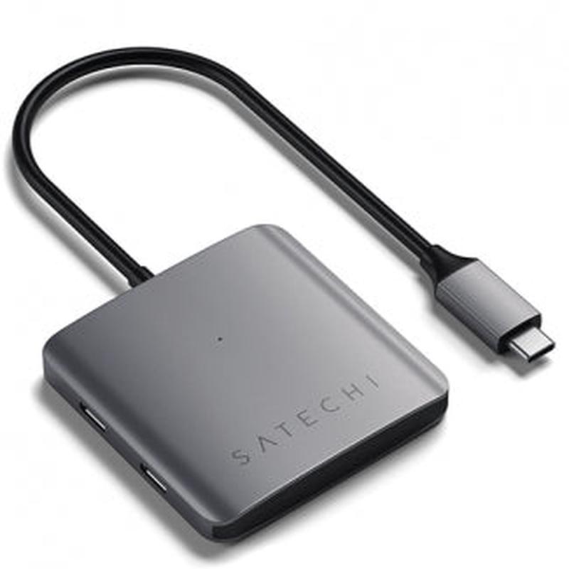 Satechi - 4 Port USB C Hub - Space Gray