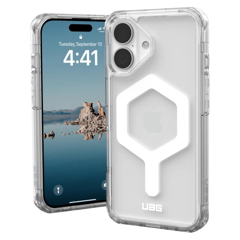 Urban Armor Gear (UAG) - Plyo MagSafe Case for Apple iPhone 16 Plus - Ice and White