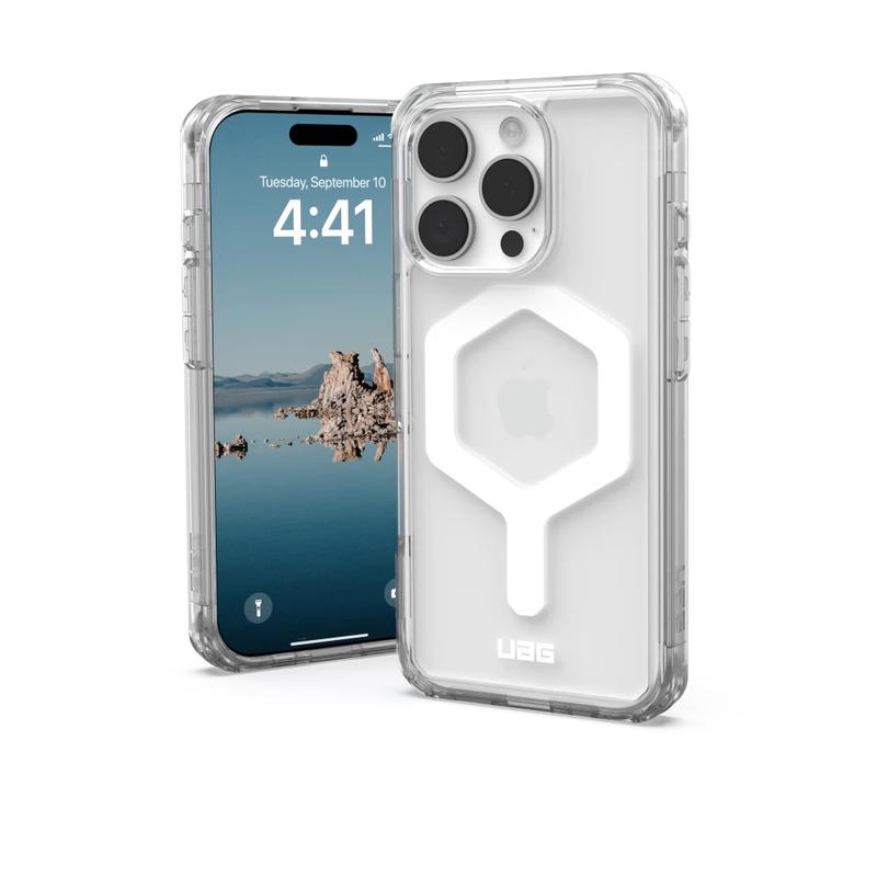 Urban Armor Gear (UAG) - Plyo MagSafe Case for Apple iPhone 16 Pro - Ice and White