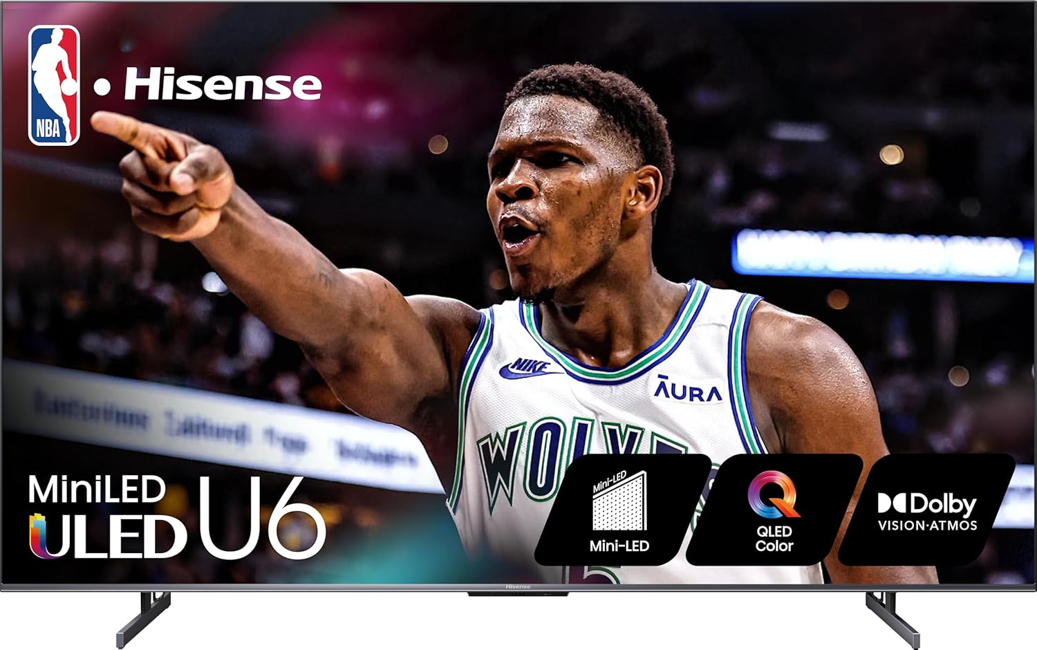 Hisense U6N 85" 4K UHD ULED Mini-LED Google Smart TV (2024)