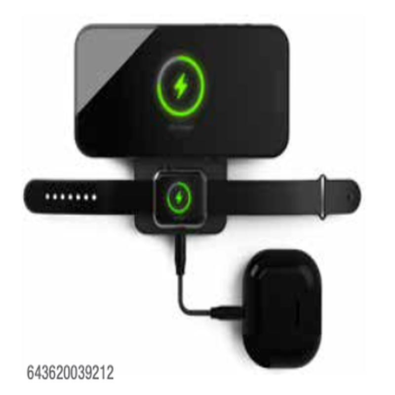 ChargeWorx 6000mah 15W Wireless Magsafe Power Bank With Apple Watch Charger