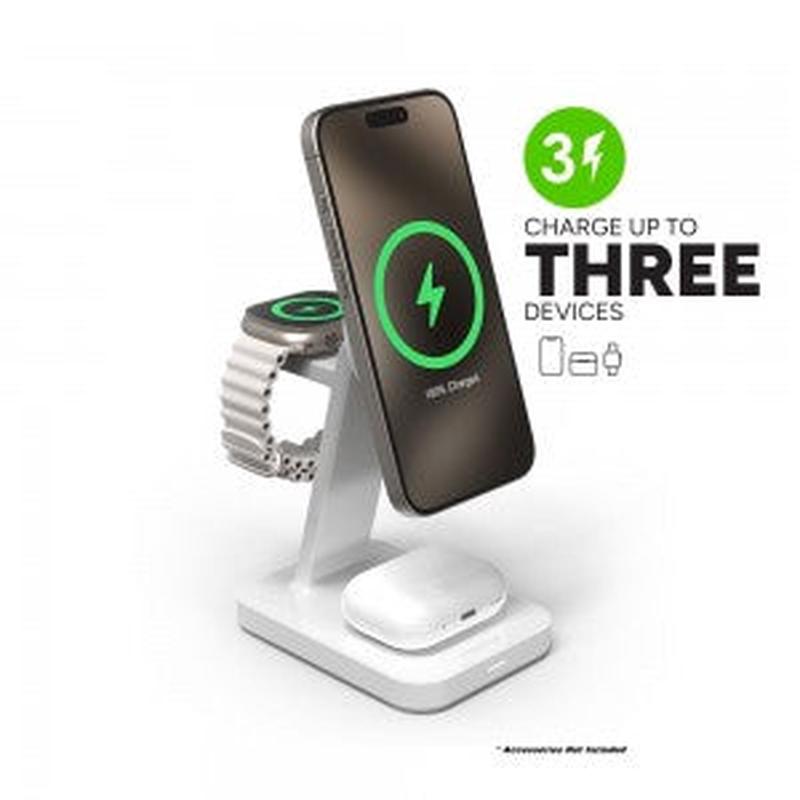 Mophie Universal Qi2 Wireless 3 in 1 Charging Stand