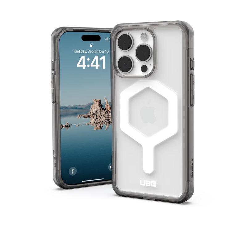 Urban Armor Gear (UAG) - Plyo MagSafe Case for Apple iPhone 16 Pro - Ash and White