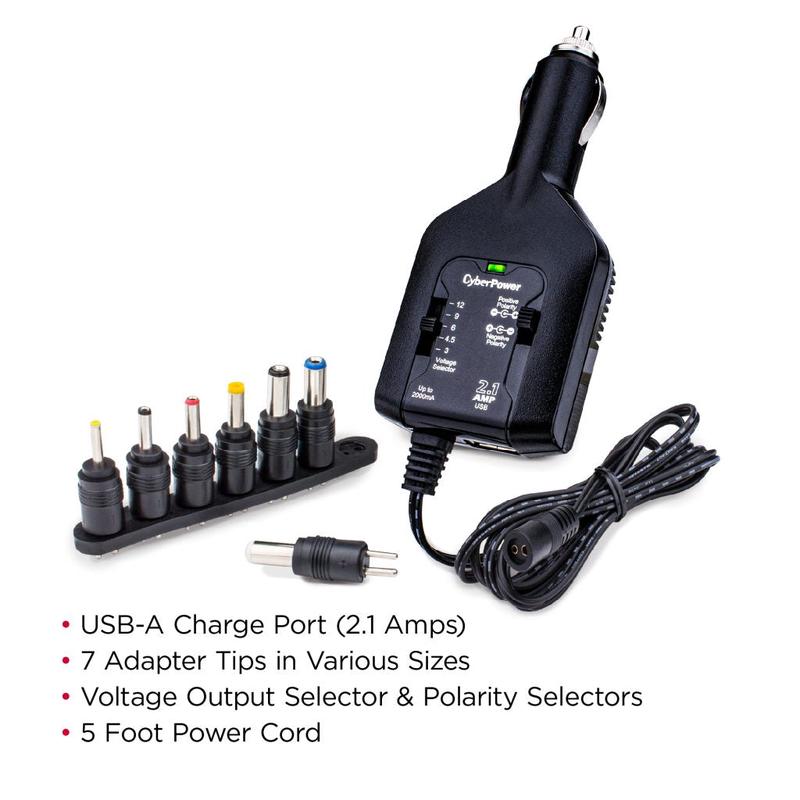 CyberPower CPUAC1200 Universal DC Power Adapter