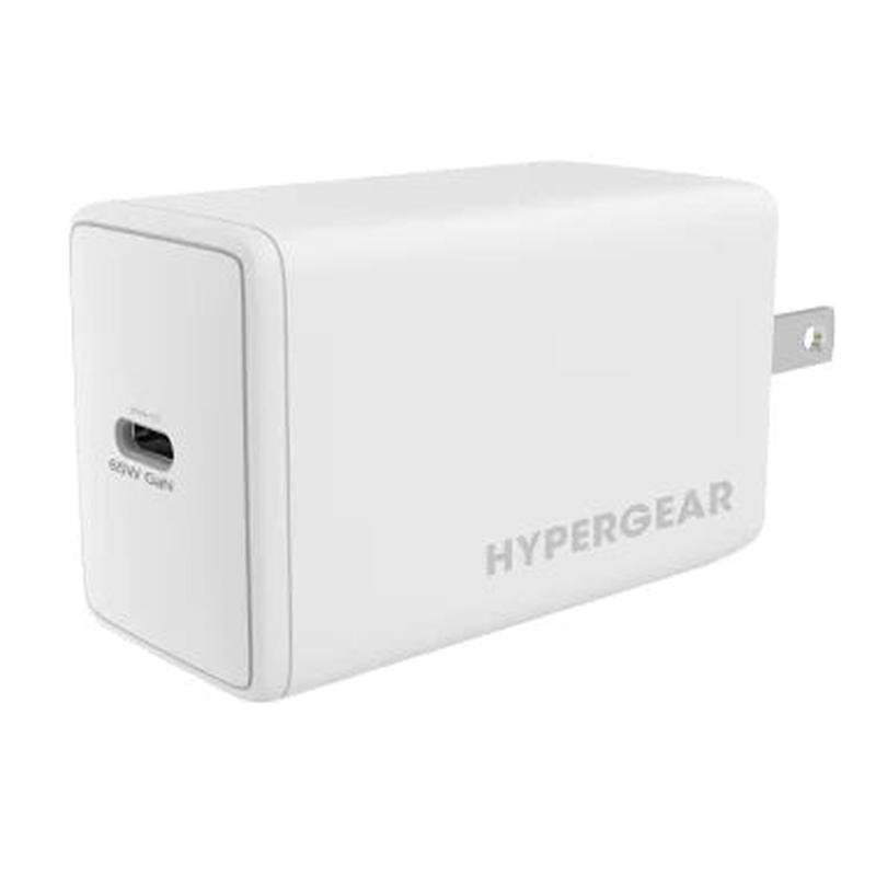 HyperGear SpeedBoost 65-Watt USB-C PD GaN Laptop Wall Charger with PPS, White