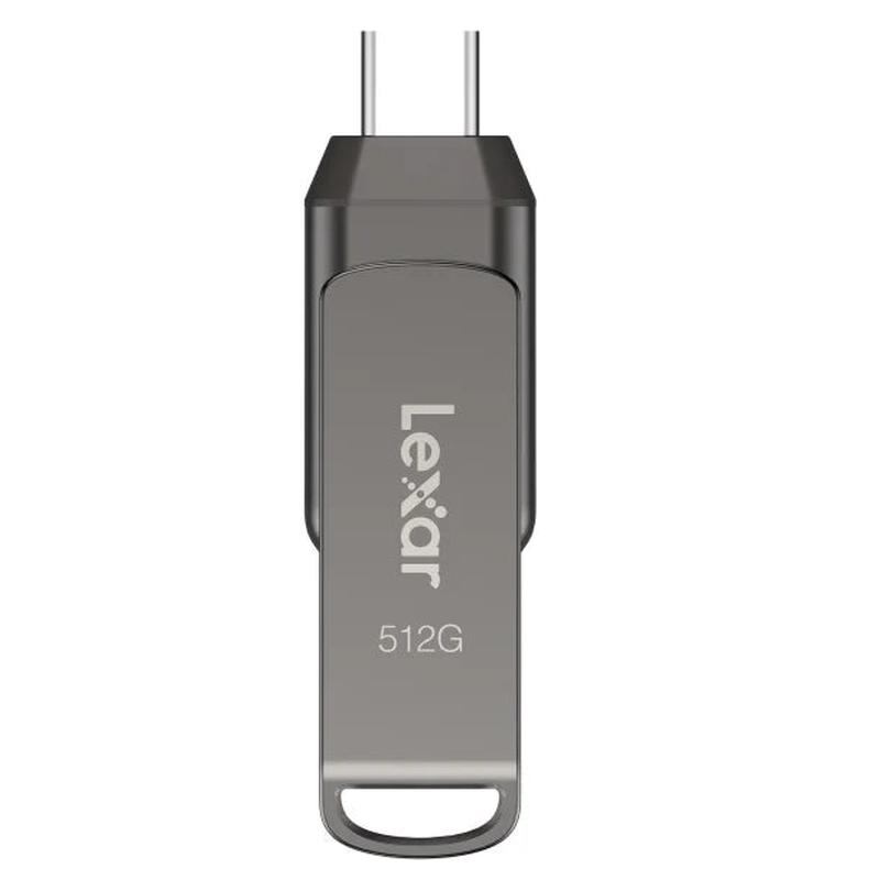 Lexar JumpDrive D400 USB 3.2 Gen 1 Dual Drive with USB-C and USB-A Connectors (512 GB)