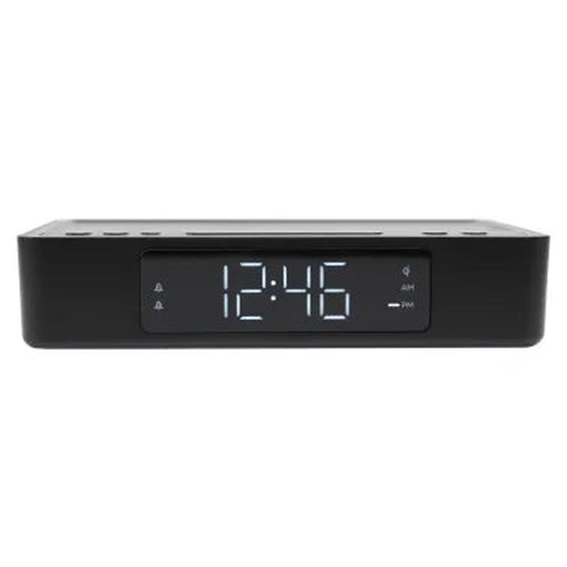 Lumoday USB Alarm Clock with Wireless Charging