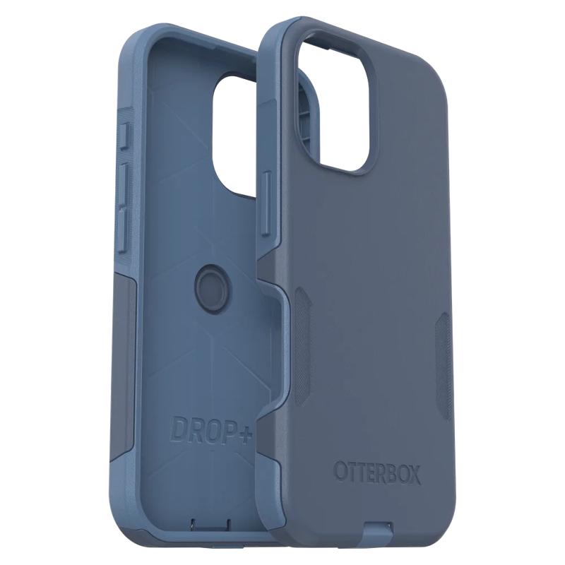 OtterBox - Commuter MagSafe Case for Apple iPhone 16 - Baby Blue Jeans