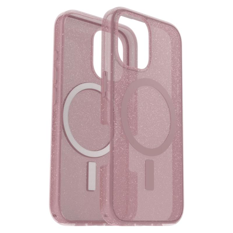 OtterBox - Symmetry Clear MagSafe Case for Apple iPhone 16 - Pink