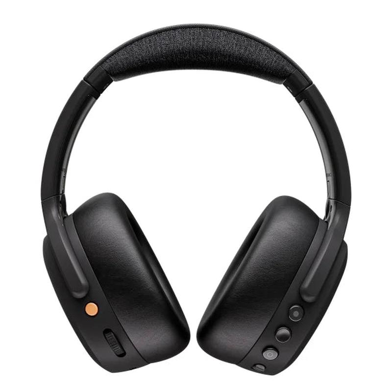 Skullcandy Crusher ANC 2 Bluetooth Over-Ear Sensory Bass Headphones with Microphone, Noise Canceling, True Black