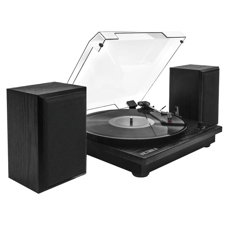 Victrola Montauk Bluetooth Turntable System (Black)