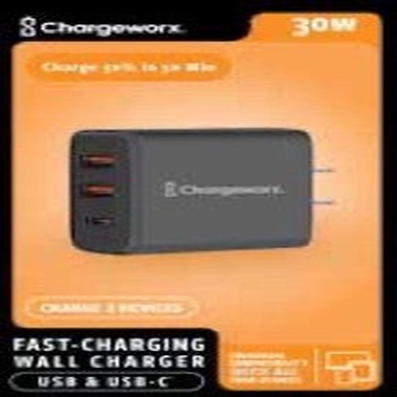 Chargeworx 30w USB-A and USB-C Ports CHARGER BLOCK