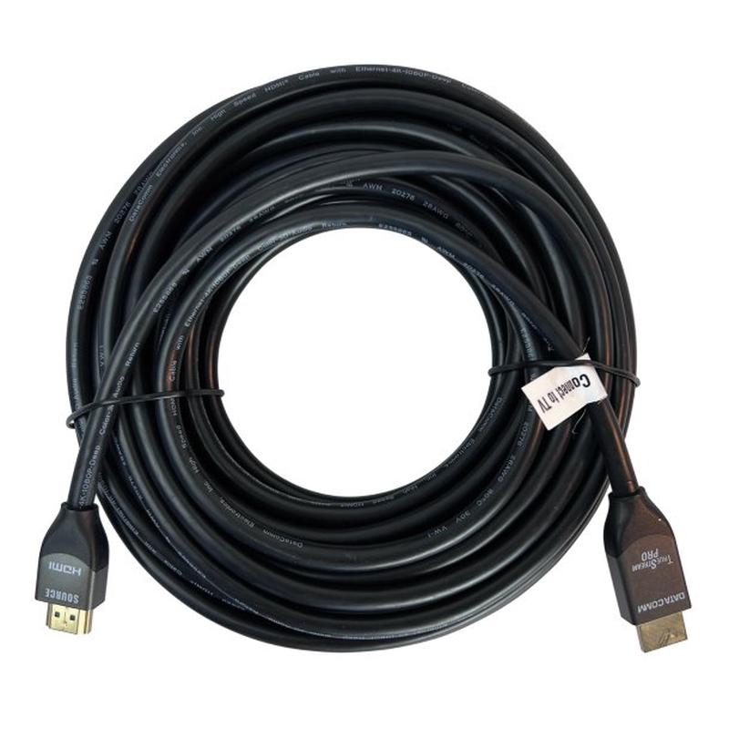 DataComm TrueStream Pro 10.2 Gbps High-Speed HDMI Active Cable with Ethernet (50 Ft.)
