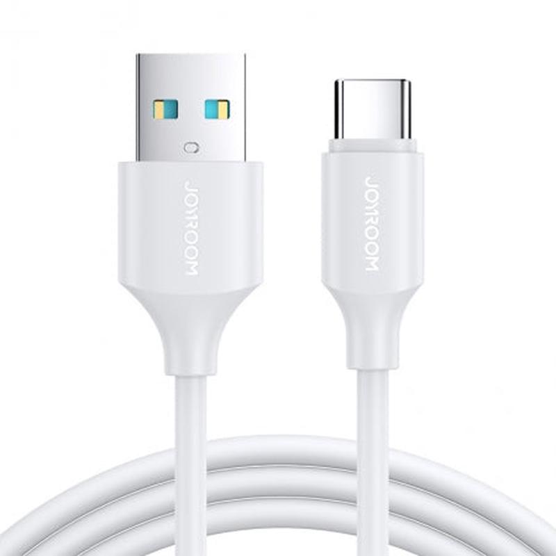 JOYROOM S-UC027A9 1M 3A Type-C Charging Data Cable White CE/ROHS Certified