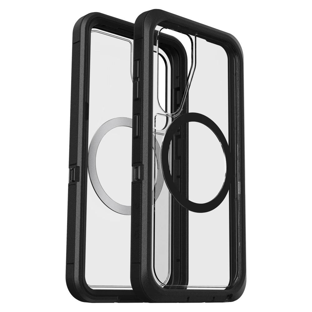 OtterBox - Defender Pro XT Clear Magnetic Case for Samsung Galaxy S25 - Dark Side