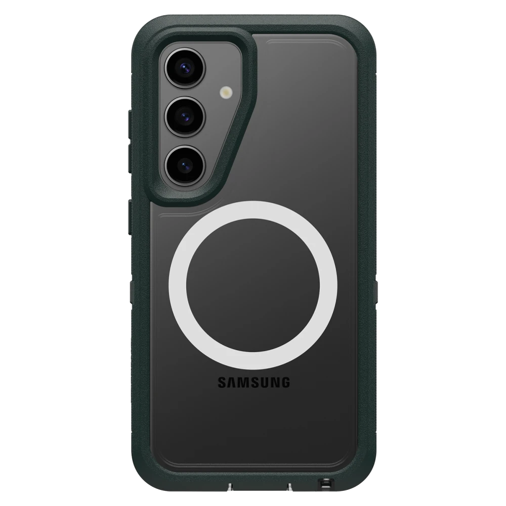 OtterBox - Defender Pro XT Clear Magnetic Case for Samsung Galaxy S25 - Sagebrush Green