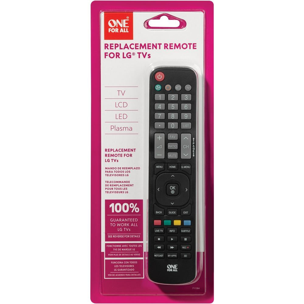 ONE FOR ALL Replacement Remote for LG TVs