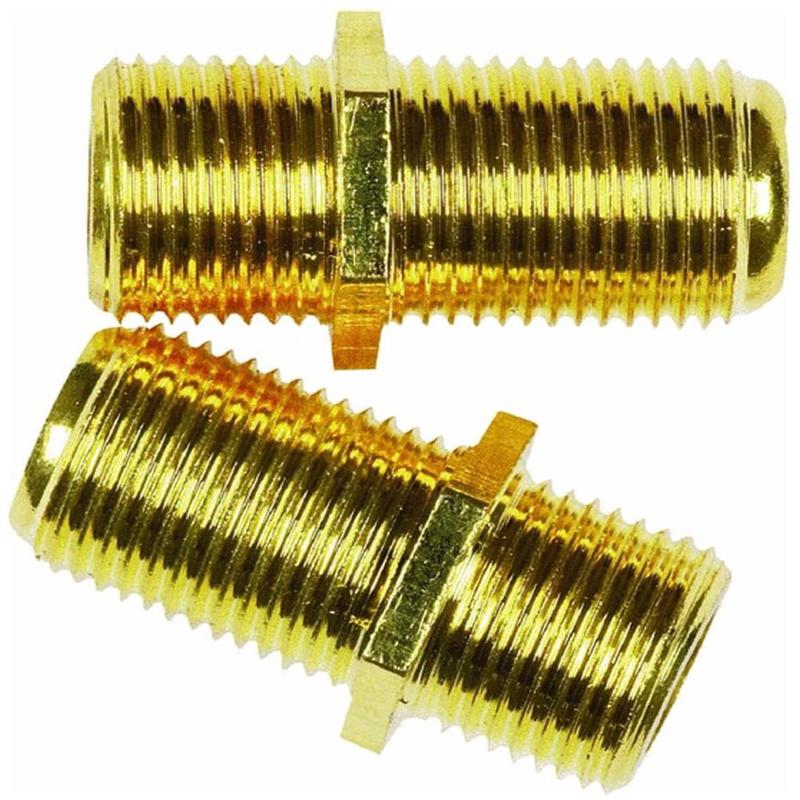 RCA Coax In-Line F-Connectors (2 pack)