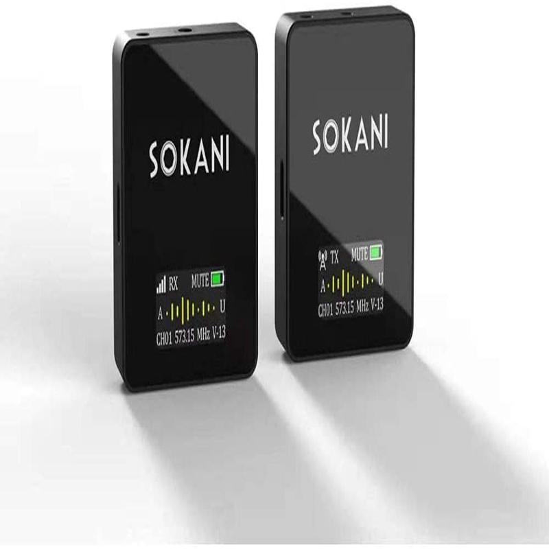 Sokani Tiny UHF Professional Wireless Microphone System
