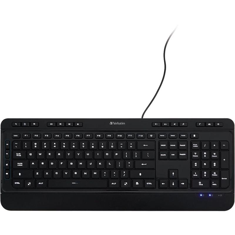 Verbatim Illuminated Wired Keyboard