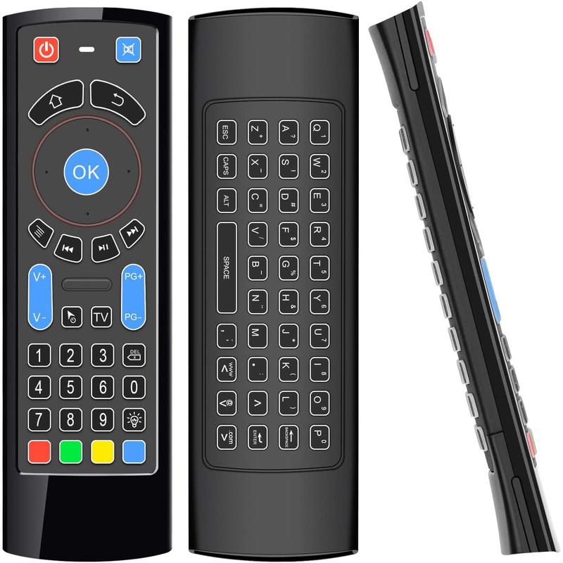 Wireless Smart Remote and Wireless Keyboard