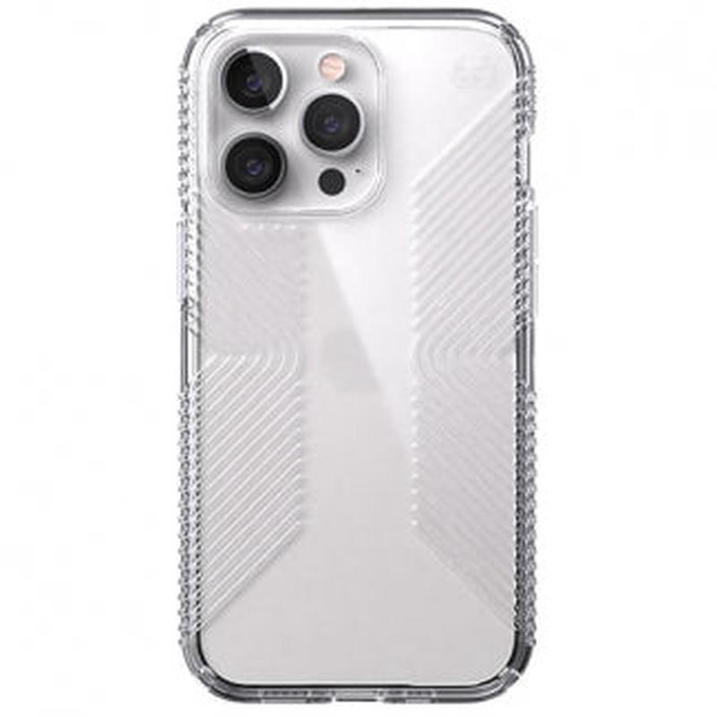 Speck Presidio Perfect-Clear Grip Case for iPhone 13 Pro Max (Clear)