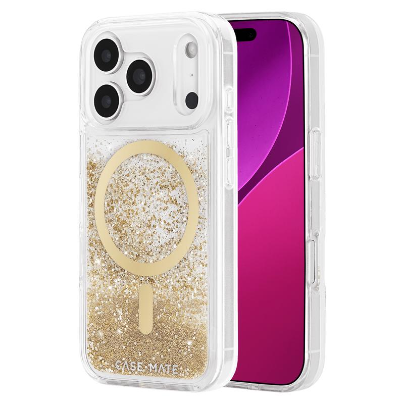 Case-Mate - Waterfall MagSafe Case for Apple iPhone 17 Pro - Gold