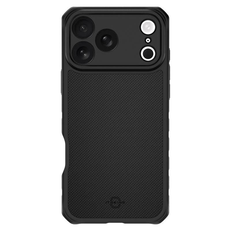 ITSKINS - Hybrid_R Nylon MagSafe Case for Apple iPhone 17 Pro Max - Black