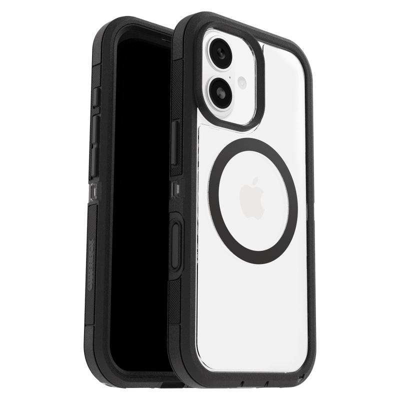 OtterBox - Defender XT Pro Clear MagSafe Case with Camera Control for Apple iPhone 17 - Dark Side