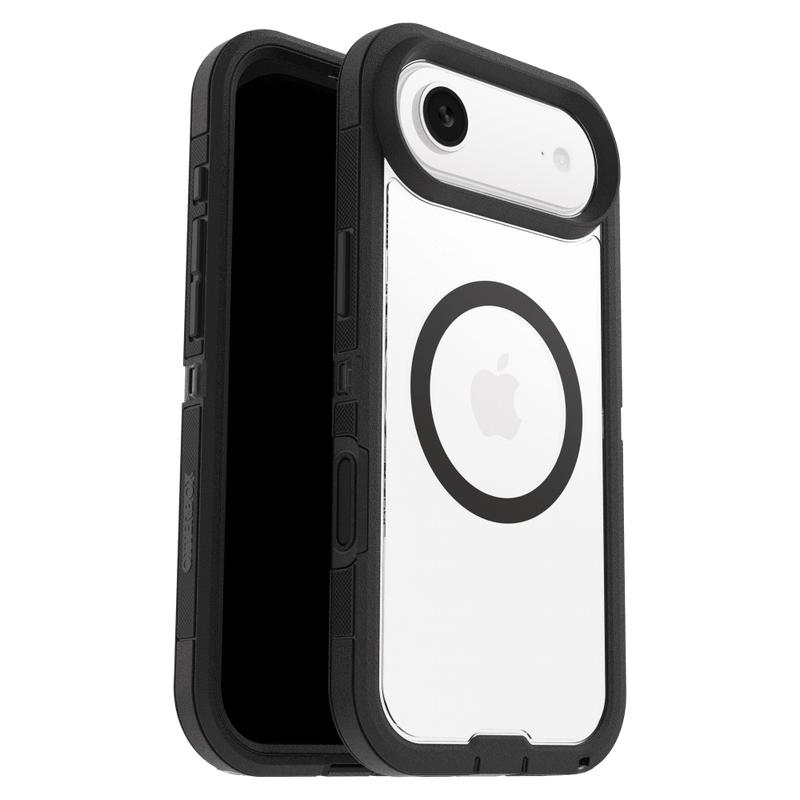 OtterBox - Defender XT Pro Clear MagSafe Case with Camera Control for Apple iPhone Air - Dark Side