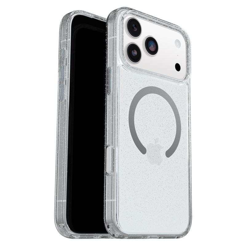 OtterBox - Symmetry Clear MagSafe Case with Camera Control for Apple iPhone 17 Pro Max - Stardust 3.0