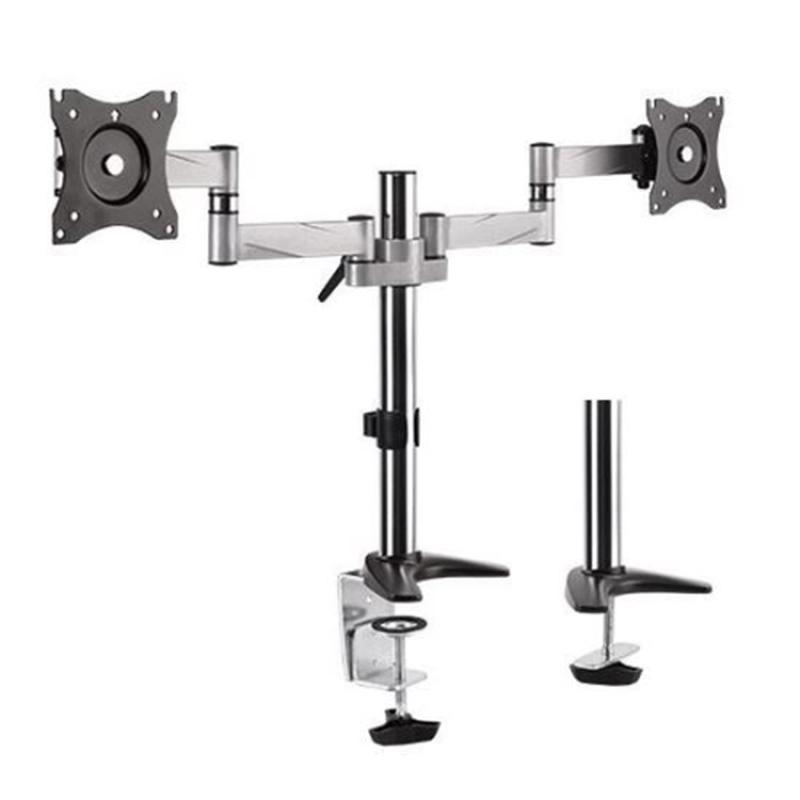 BRATECK 13'-27' Dual Monitor Desk Mount