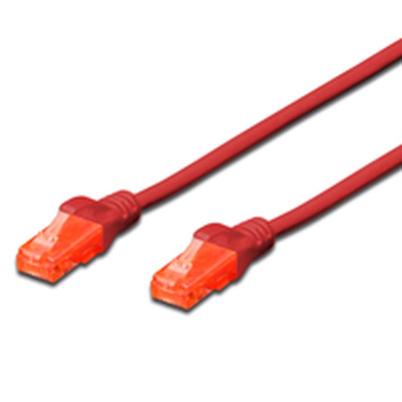 Digitus UTP CAT6 Patch Lead - 2M Red