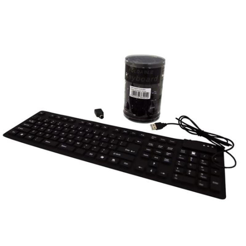 DYNAMIX Flexible USB Keyboard 109 Keys - Black