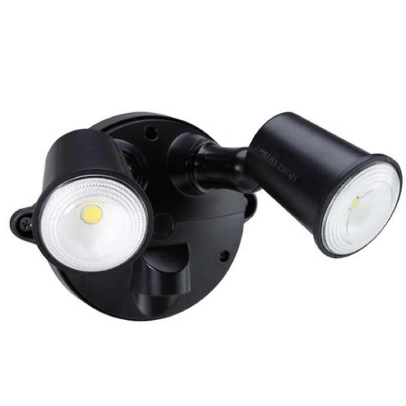 HOUSEWATCH 10W 2000Lm Twin LED Spotlight - Black