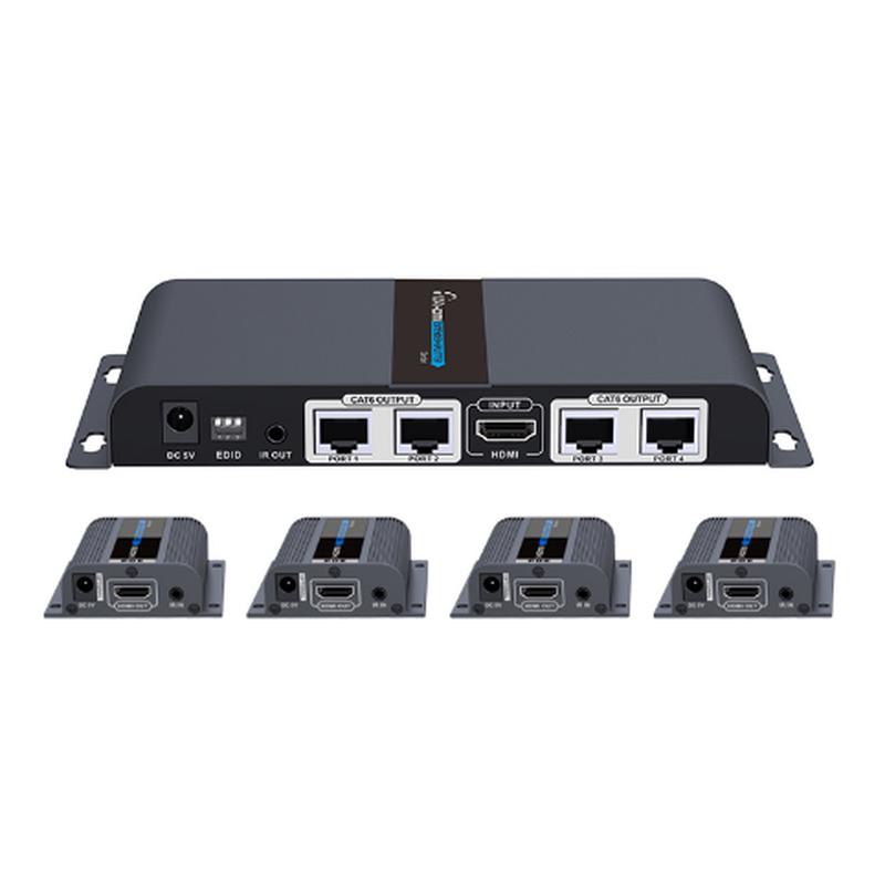 LENKENG 4 way HDMI Extender Splitter Kit