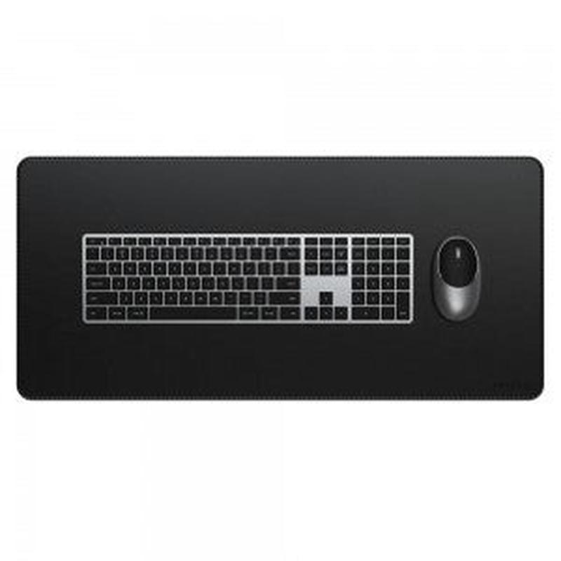Satechi - Vegan-Leather Premium Desk Mat - Black