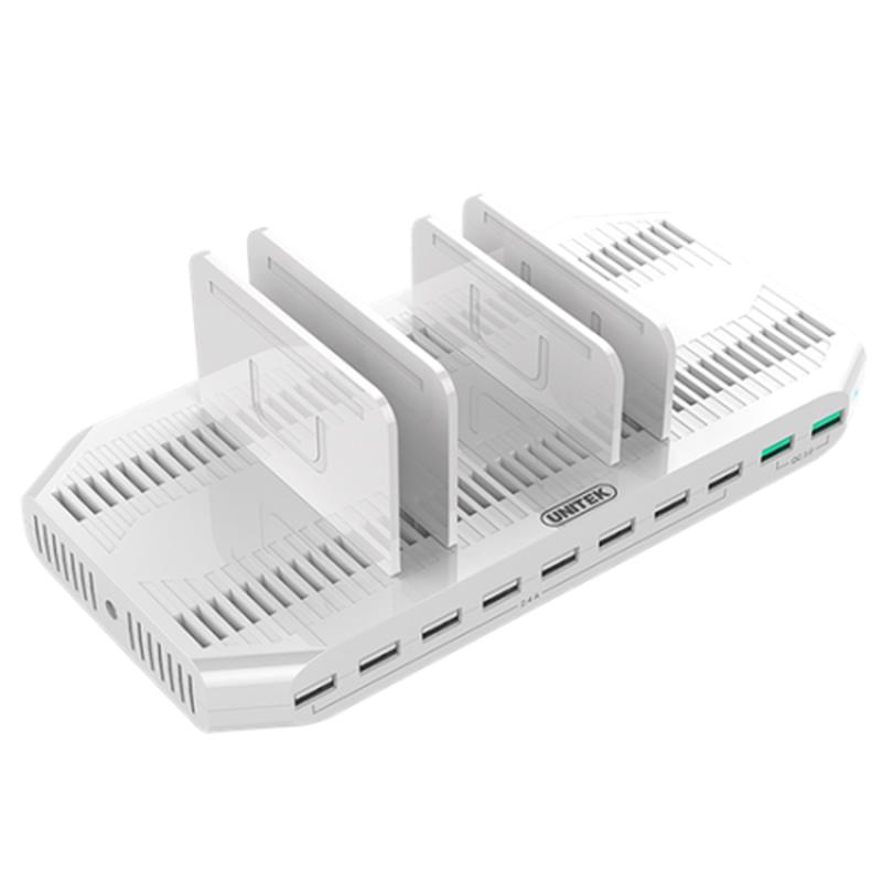 UNITEK 10 Port USB Smart Charging Station