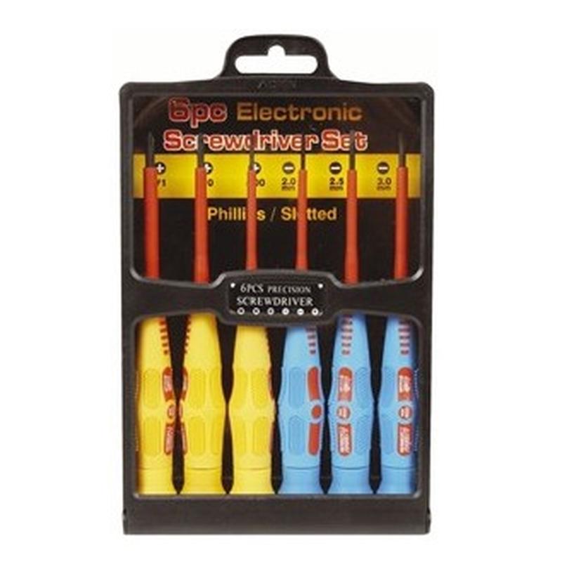 6 Piece Precision Insulated Screwdriver Set